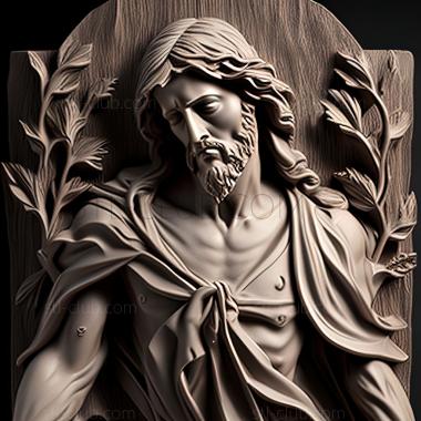 3D model st jesus (STL)